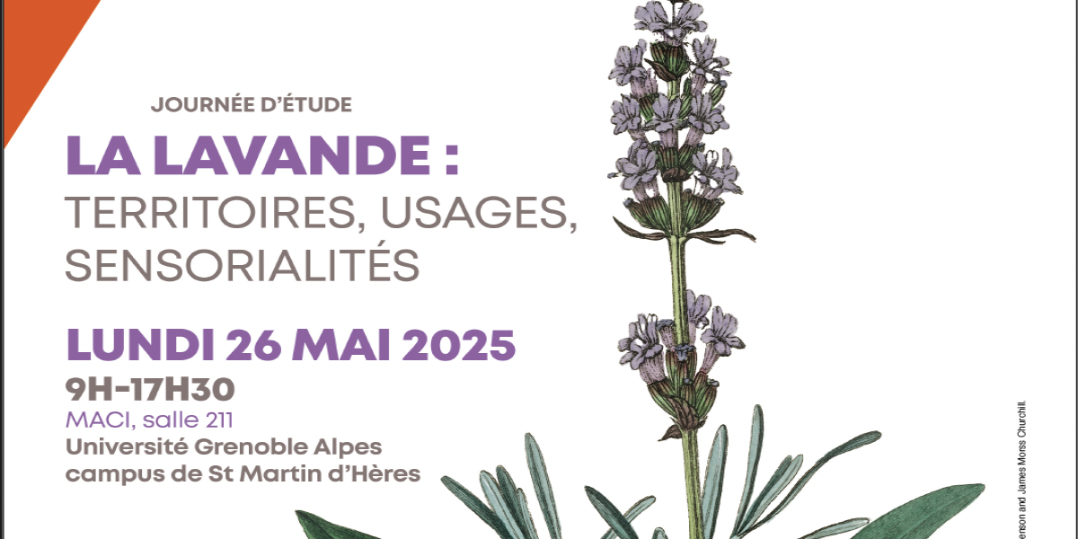 Journée d'étude - La lavande : territoires, usages, sensorialités